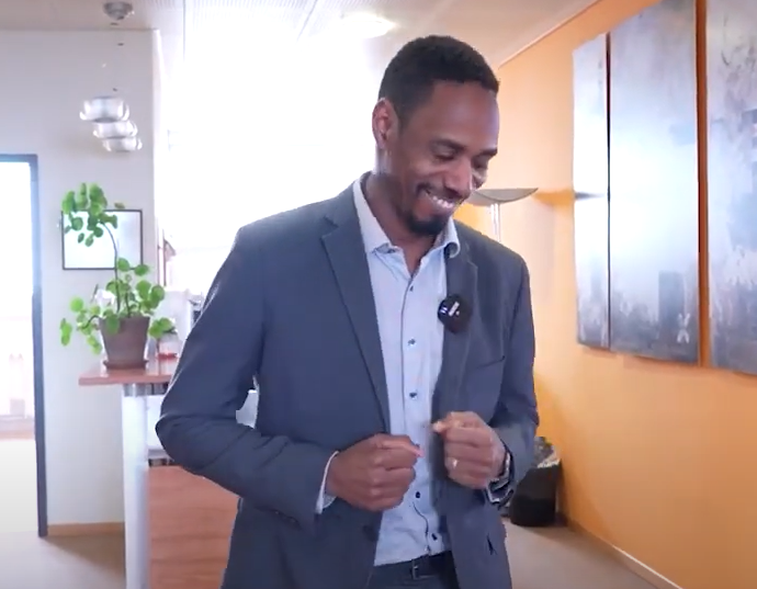 Portrait de Thierno Balde, analyste de données