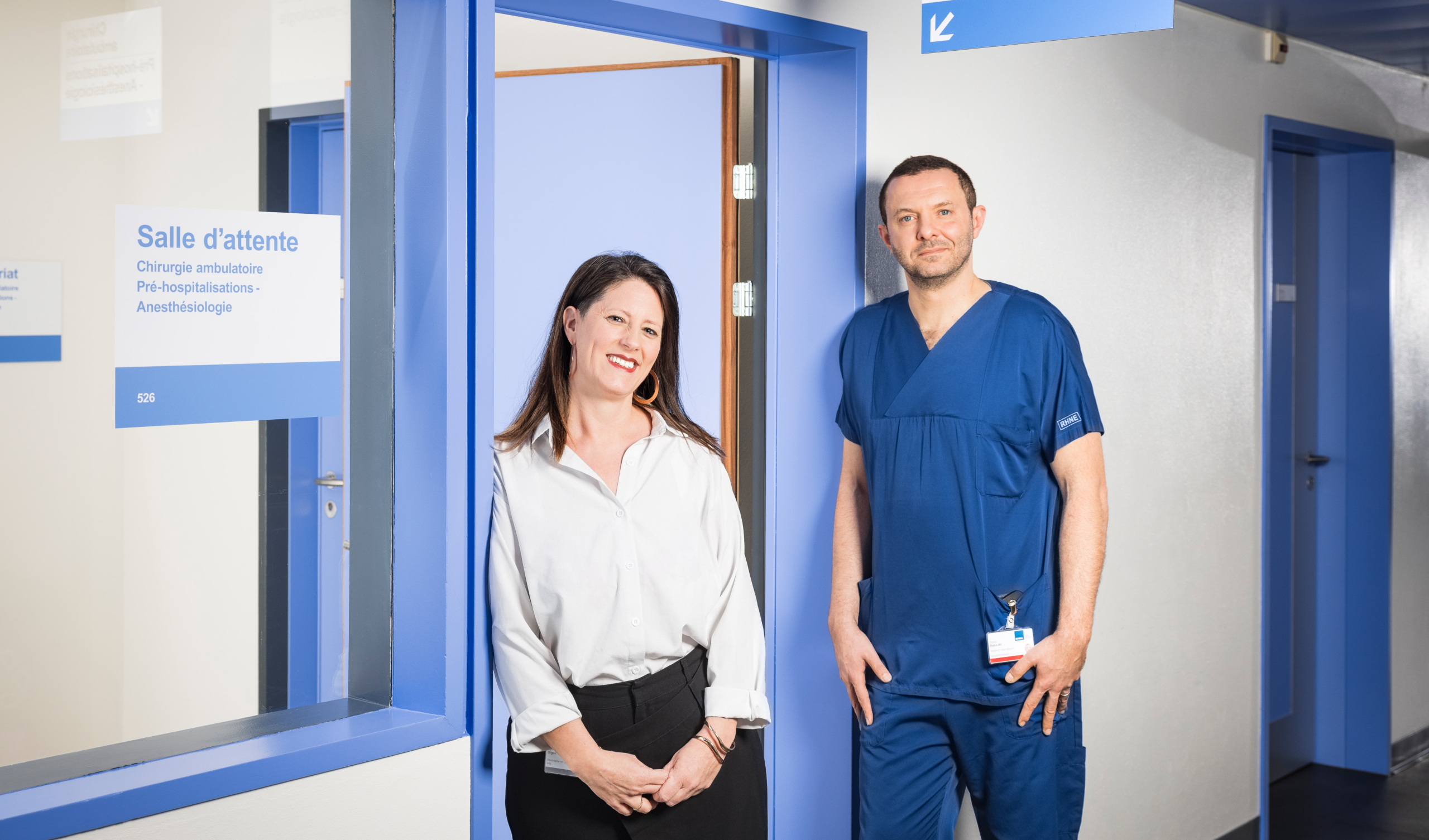 BLOG_MyleneGigon_Walid_Baba_Ali Mylène Gigon, assistante en gestion de site et cheffe de projets, et Walid Baba-Ali, médecin-chef adjoint du département d’anesthésiologie