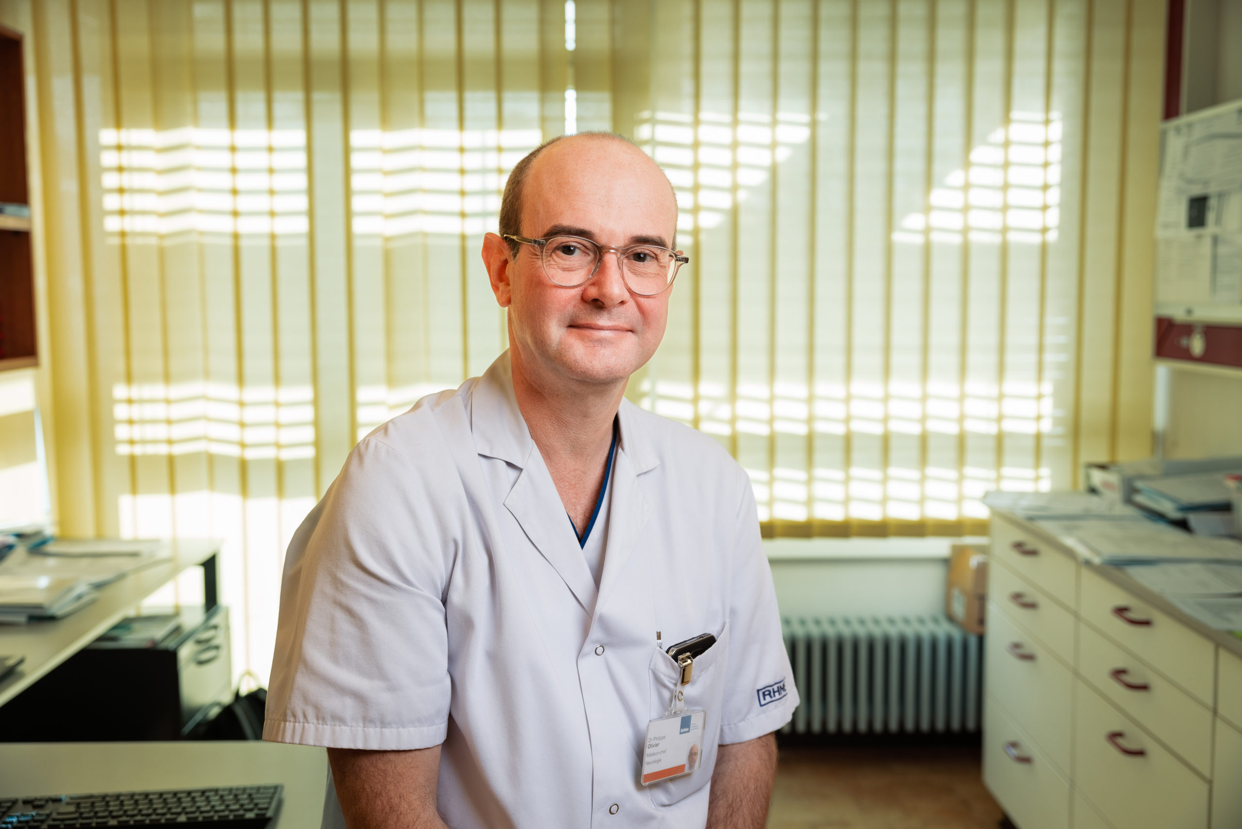 Le neurologue Philippe Olivier, médecin chef du Centre mémoire du RHNe © Guillaume Perret