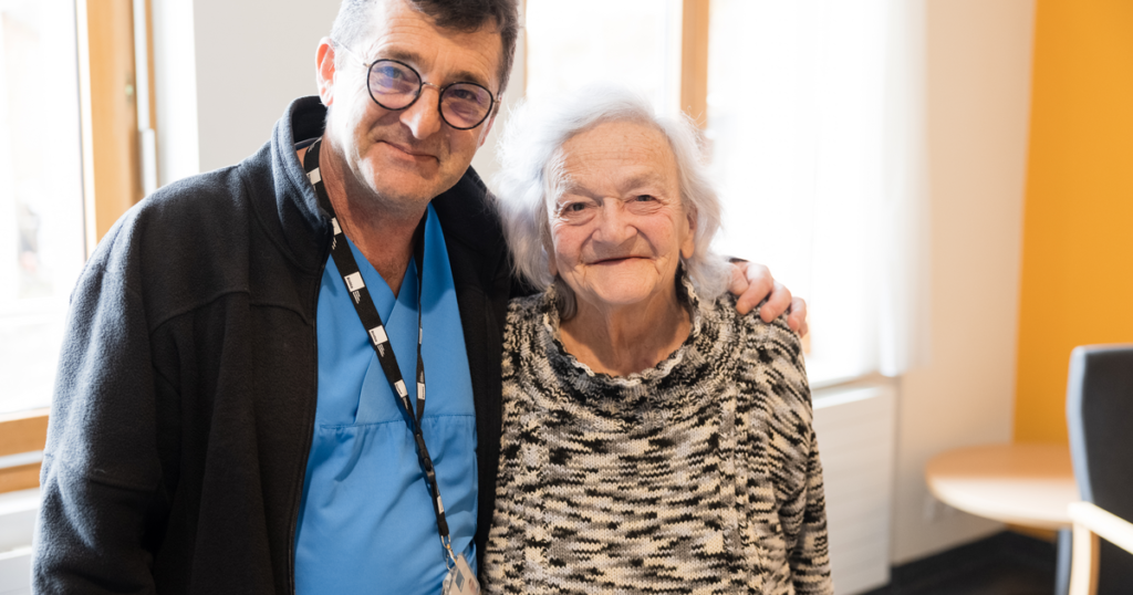 La patiente Rose* et l'ICUS du site du Locle, Frédéric Guibelin @ Guillaume Perret 